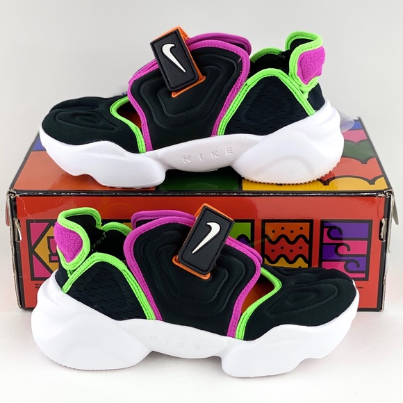 NEW Nike Aqua Rift Fire Pink With Socks - Picture 4 of 15